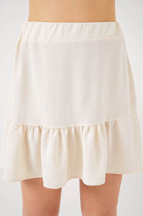 Textured Minirok met Voering - Image 5