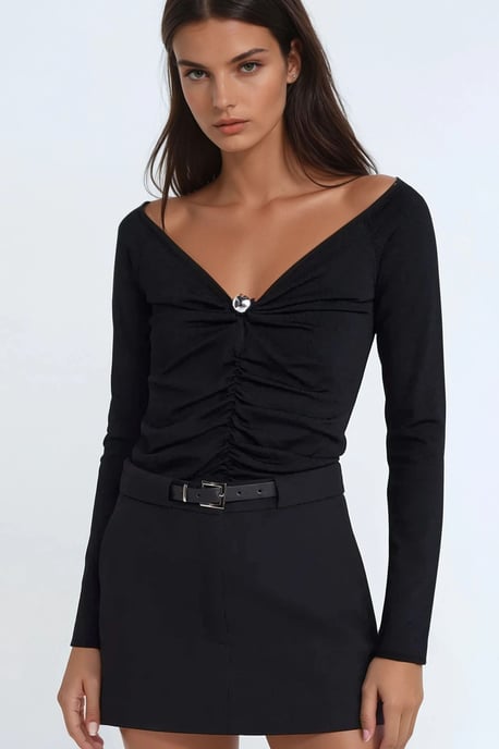Hoge taille mini skorts - Image 4