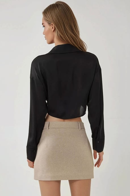 Geweven Mini Skort - Image 4