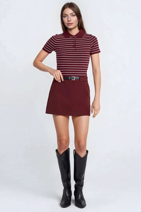 Mini Rechte Skorts - Image 3