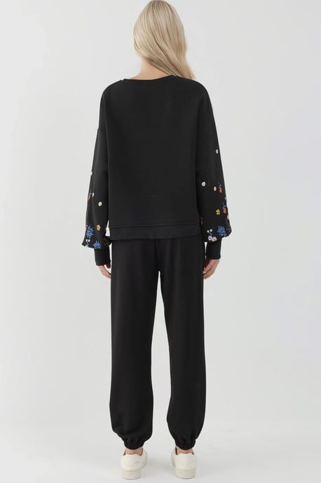Bedrukte Lange Mouwen Crew Neck Sweatshirt - Image 4