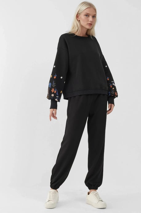 Bedrukte Lange Mouwen Crew Neck Sweatshirt - Image 6