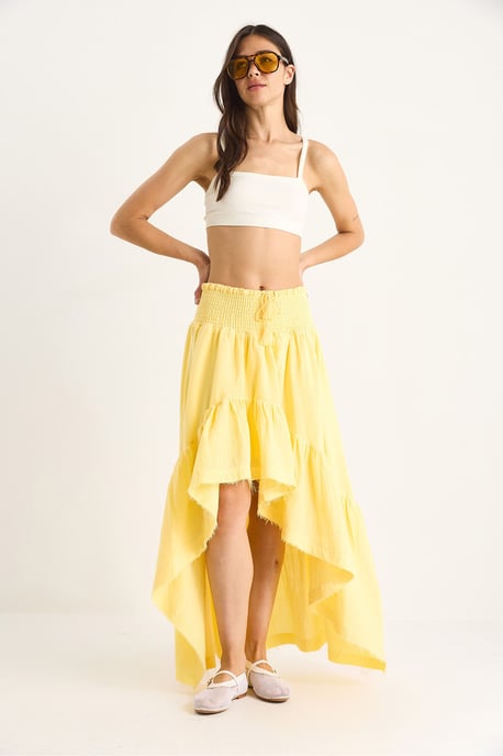 Gelaagde Midi Rok met Structuur - Image 3