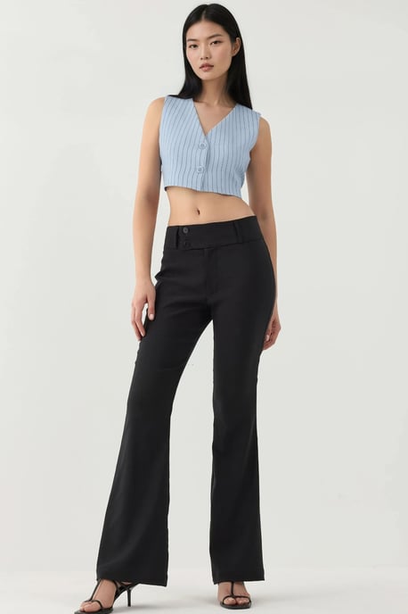 Lage Taille Flared Broeken - Image 5