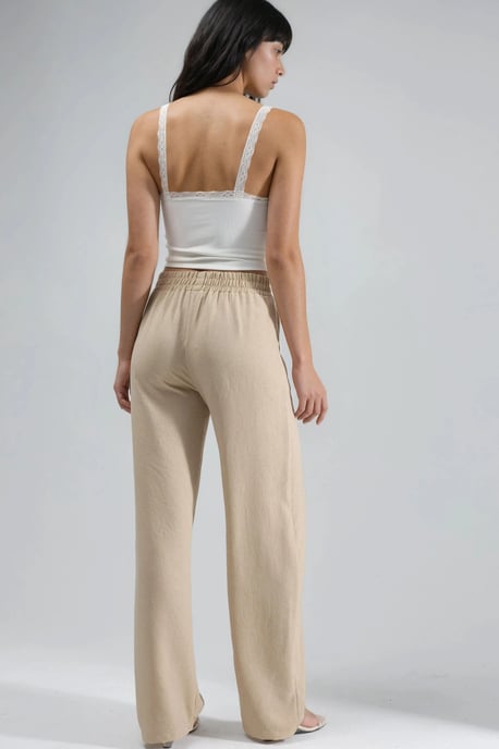 Elastische Taille Rechte Broek - Image 3