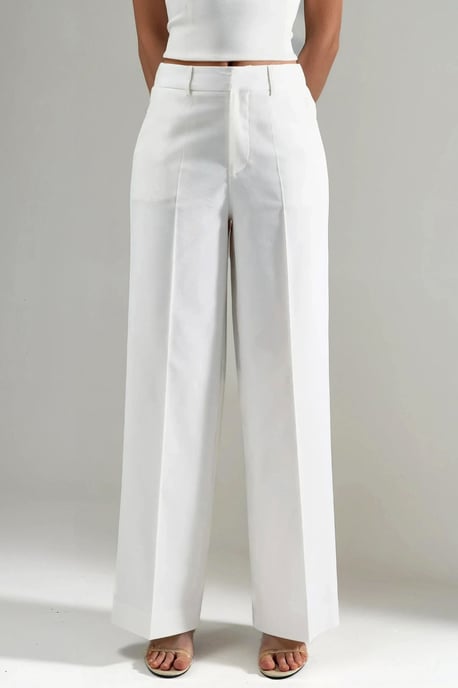 Hoge Taille Rechte Pijp Bengalin Broek - Image 6