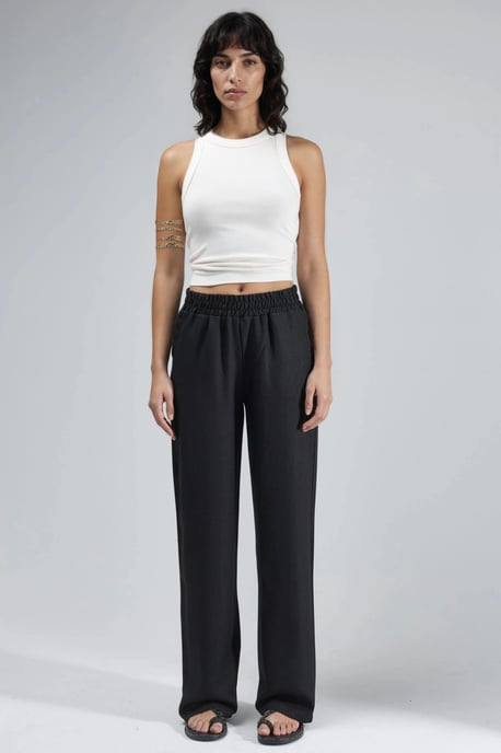 Elastische Taille Rechte Broek - Image 5