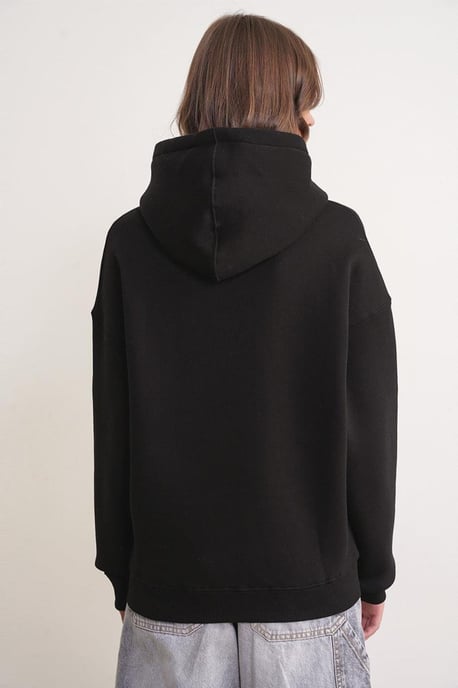Oversized Hooded Sweatshirt met Zak - Image 4