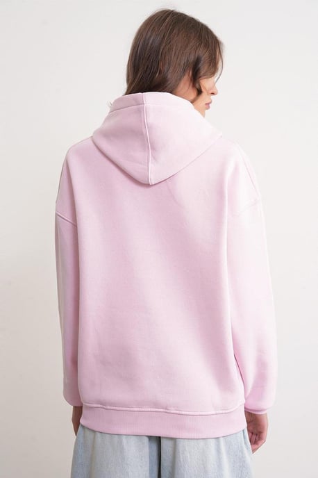 Oversized Hooded Sweatshirt met Zak - Image 5