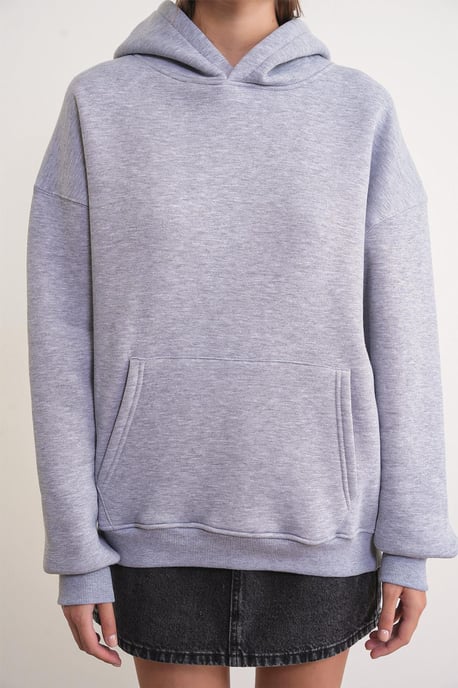 Oversized Hooded Sweatshirt met Zak - Image 5