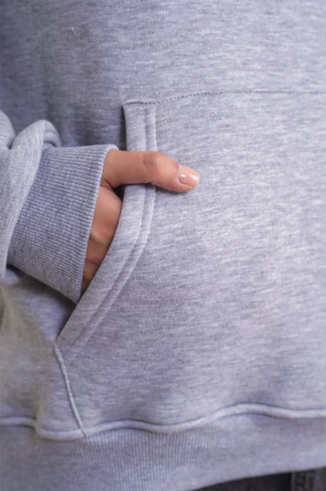 Oversized Hooded Sweatshirt met Zak - Image 6