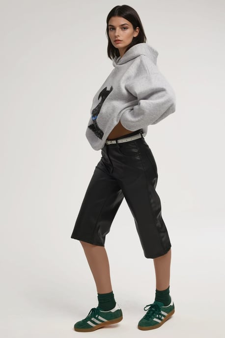 Overmaat Hoodie met Print - Image 3