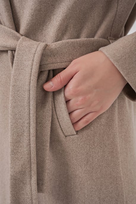 Dubbelzijdige Coat met Knoopsluiting en Textuur - Image 6