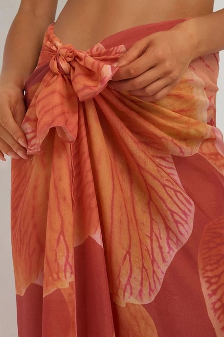 Geprinte Strand Maxi Cover-Up - Image 3