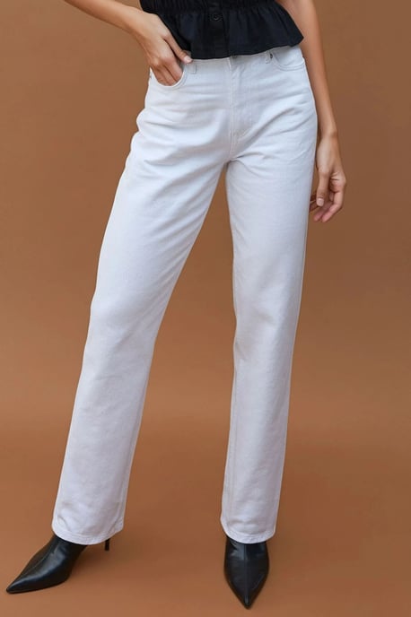 Hoge Taille Rechte Jeans - Image 1