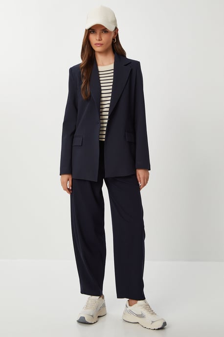 Hoge taille geplooide tailleursbroek - Image 3