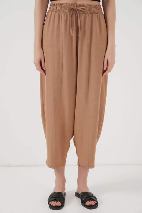 Gestructureerde Salwar Broek met Touwtjes Taille - Image 2