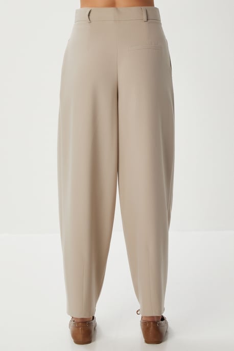 Hoge taille geplooide tailormade broek - Image 6