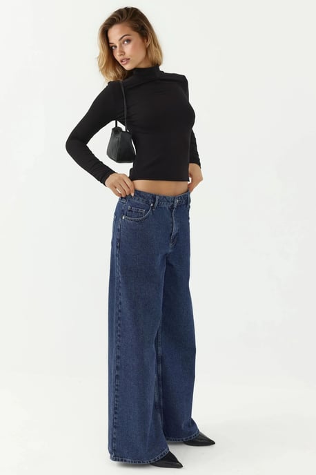 Slim Fit Coltrui met Lange Mouwen - Image 4