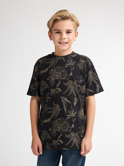 Petrol Industries - Jongens T-shirt met all-over print Agave - Zwart - Image 3