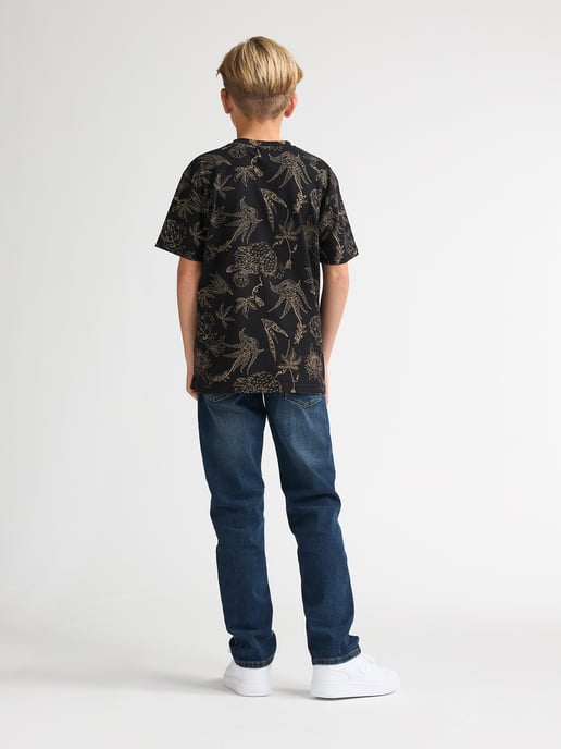 Petrol Industries - Jongens T-shirt met all-over print Agave - Zwart - Image 6