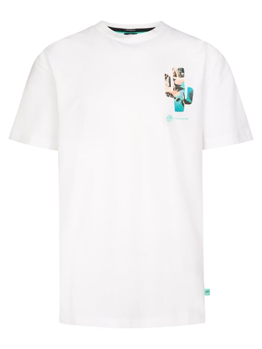 Petrol Industries - Jongens T-shirt met rugprint Sol - Wit - Image 1