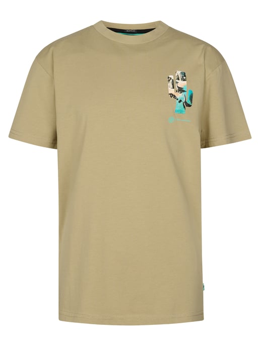 Petrol Industries - Jongens T-shirt met rugprint Sol - Oranje - Image 1