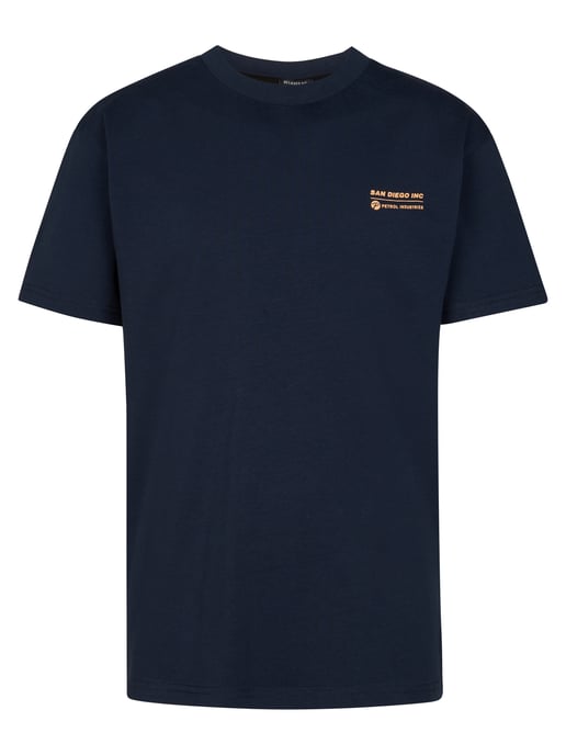 Petrol Industries - Jongens Jersey T-shirt met print Valle - Blauw - Image 1