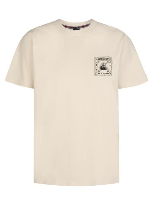 Petrol Industries - Heren T-shirt met rugprint Calor - Wit - Image 1