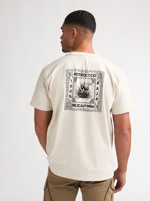 Petrol Industries - Heren T-shirt met rugprint Calor - Wit - Image 4