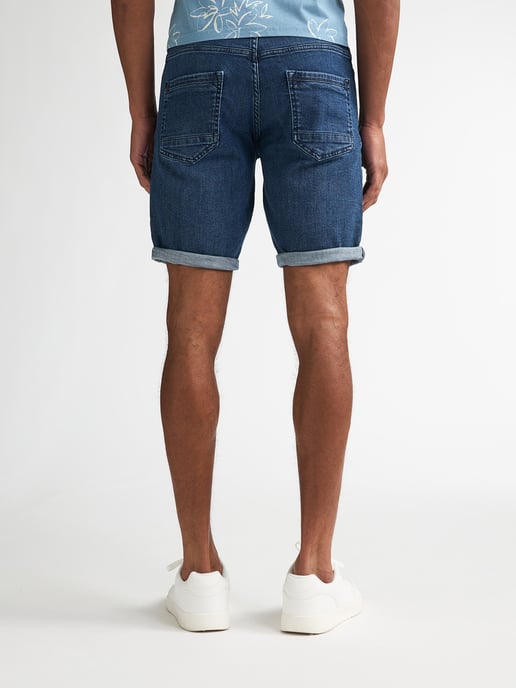 Petrol Industries - Heren Bassano Regular Jeansshort Shockwave - Blauw - Image 4