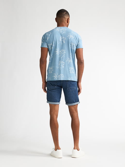 Petrol Industries - Heren Bassano Regular Jeansshort Shockwave - Blauw - Image 6