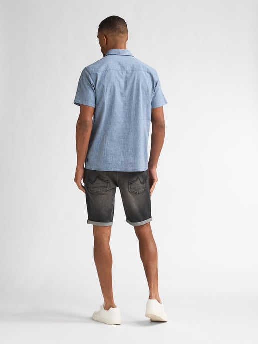 Petrol Industries - Heren Bullseye Regular-fit Jeans Short DesertFox - Zwart - Image 6
