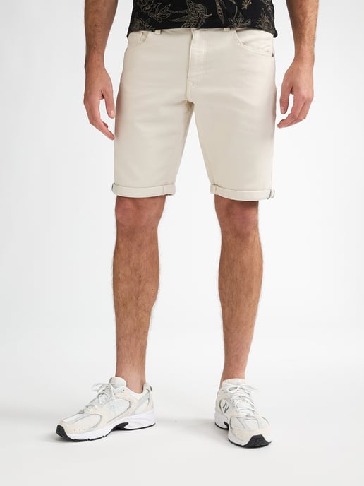 Petrol Industries - Heren Jackson Gekleurde Denim Short Coconut - Wit - Image 1