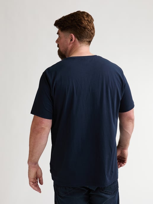 Petrol Industries - Heren Plus Size T-shirt met print Galaxia - Blauw - Image 4