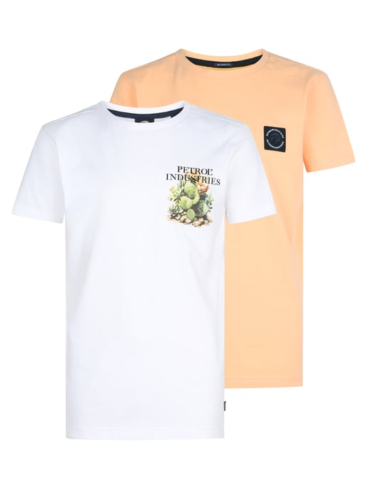 Petrol Industries - Jongens 2-pack Jersey T-shirts met print Mulegé - - Image 1