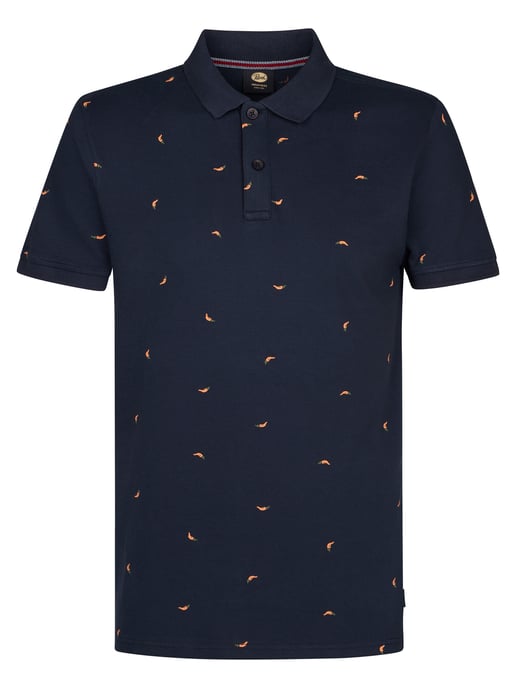 Petrol Industries - Heren Piqué polo Escape - Blauw - Image 1
