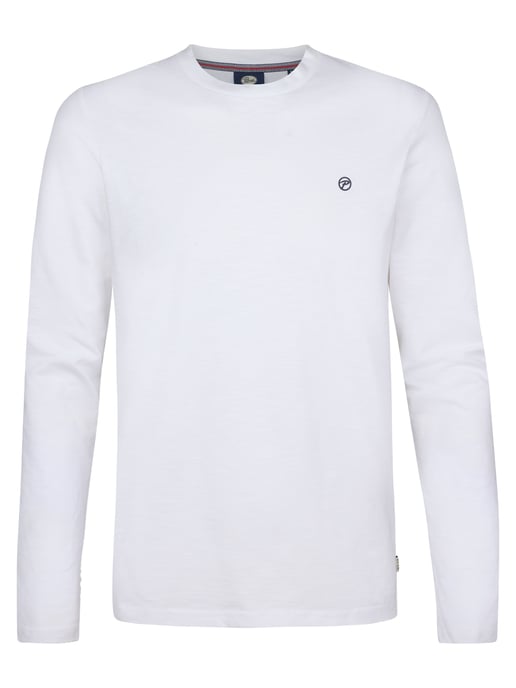 Petrol Industries - Heren Jersey T-shirt met lange mouwen Tormenta - Wit - Image 1