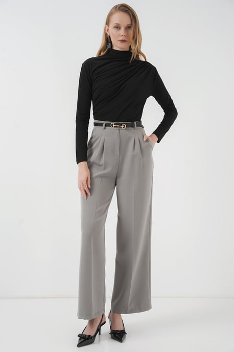 Getailleerde Colblouse met Drapeer Detail - Image 2