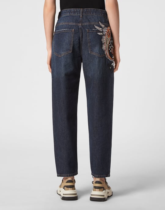 Jeans Mom Pasvorm Paisley - Image 5