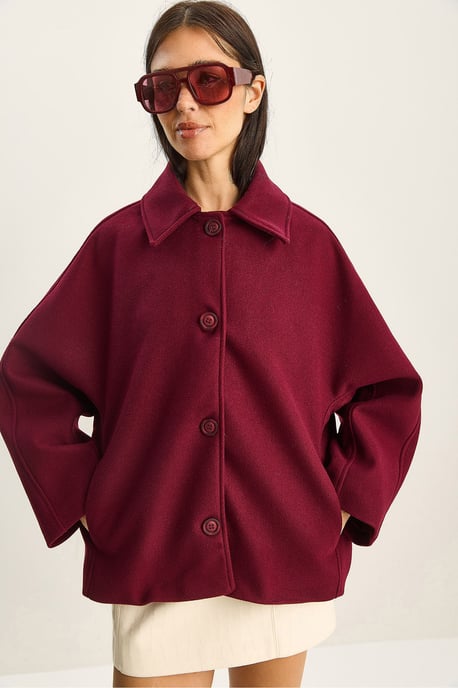 Oversized Pluche Jas met Bontkraag - Image 6