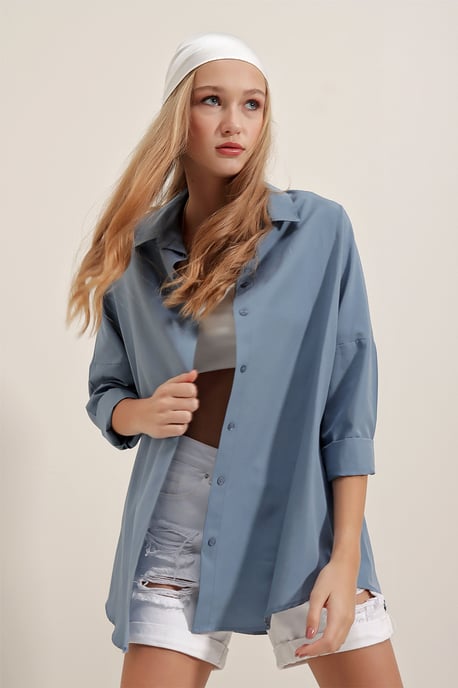 Oversized Poplin 2-Pack Shirt - Image 2