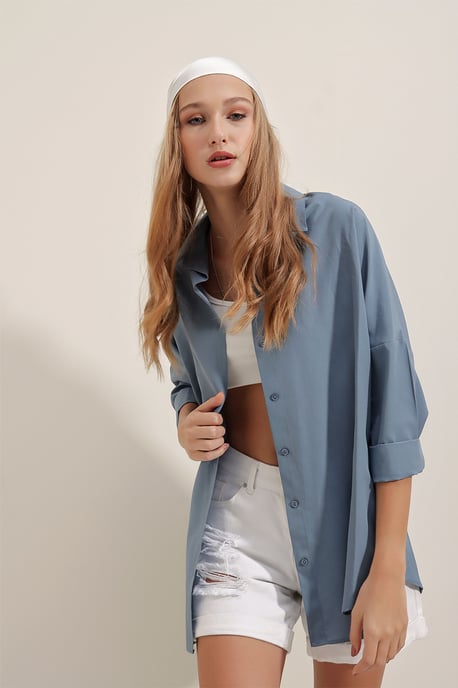 Oversized Poplin 2-Pack Shirt - Image 5
