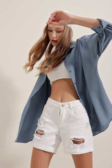 Oversized Poplin 2-Pack Shirt - Image 6