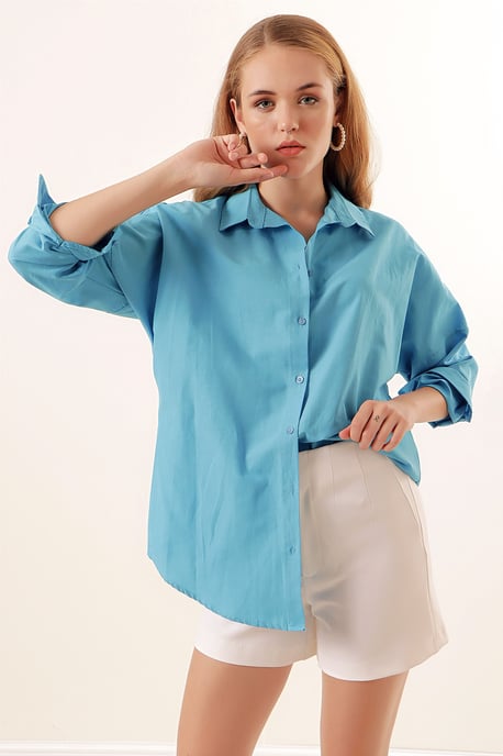 Oversized Poplin 2-Pack Shirt - Image 3