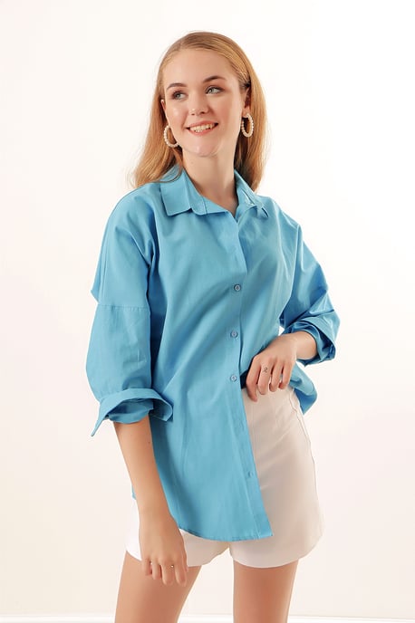 Oversized Poplin 2-Pack Shirt - Image 5
