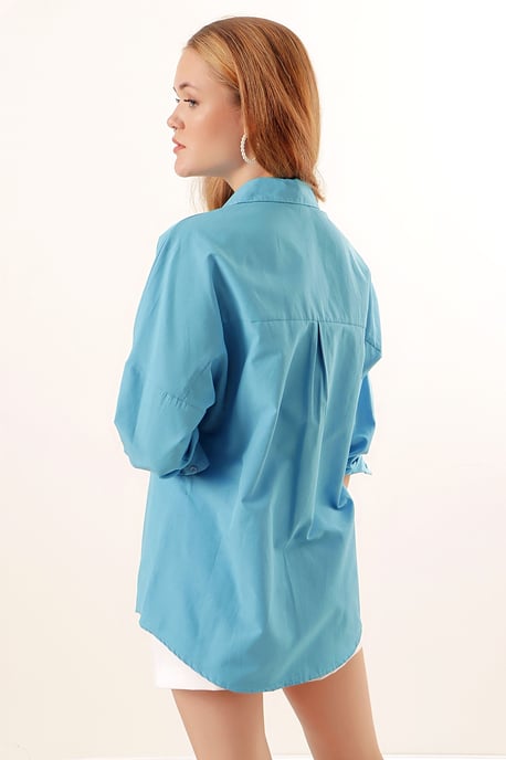 Oversized Poplin 2-Pack Shirt - Image 6