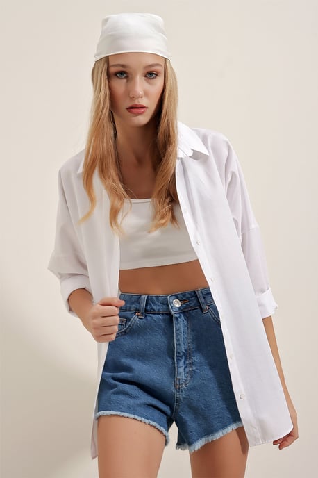 Oversized Poplin 2-Pack Shirt - Image 2