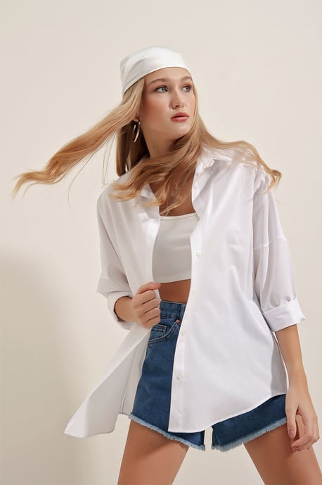 Oversized Poplin 2-Pack Shirt - Image 4