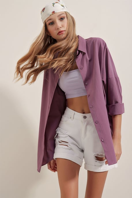 Oversized Poplin 2-Pack Shirt - Image 1